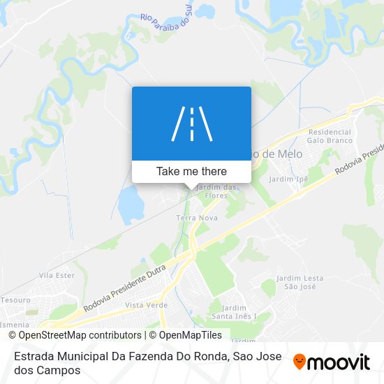 Estrada Municipal Da Fazenda Do Ronda map