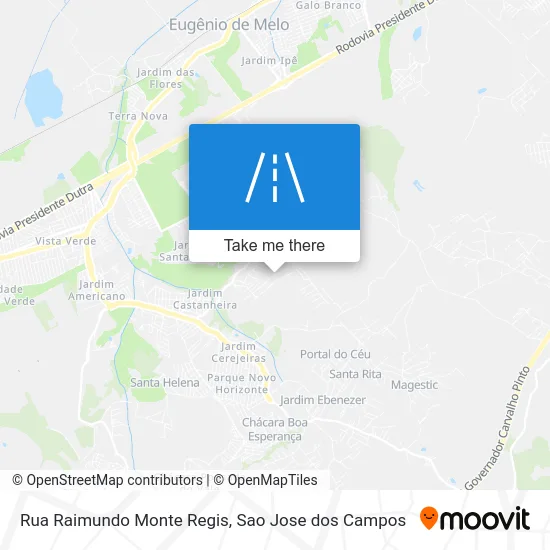 Rua Raimundo Monte Regis map