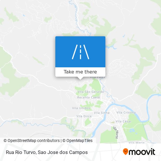 Rua Rio Turvo map