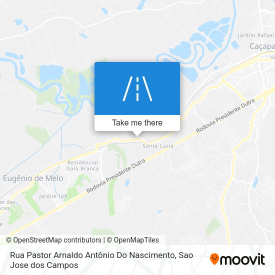 Rua Pastor Arnaldo Antônio Do Nascimento map