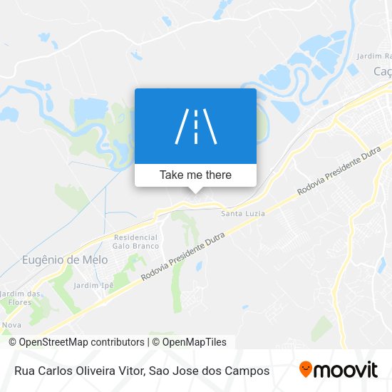 Rua Carlos Oliveira Vitor map