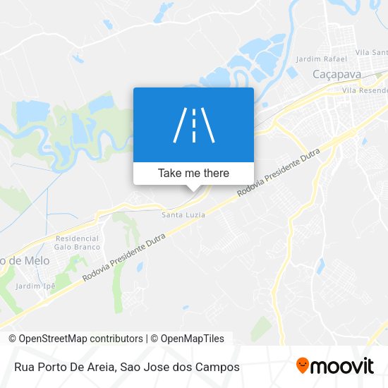 Rua Porto De Areia map