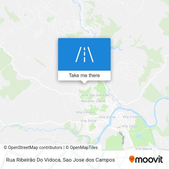 Rua Ribeirão Do Vidoca map