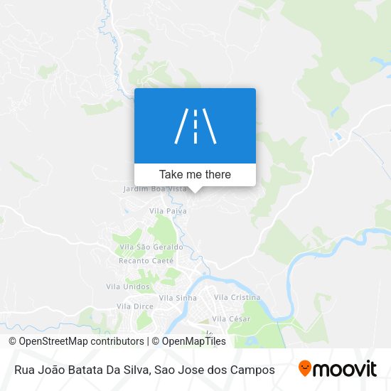 Rua João Batata Da Silva map