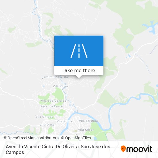 Avenida Vicente Cintra De Oliveira map