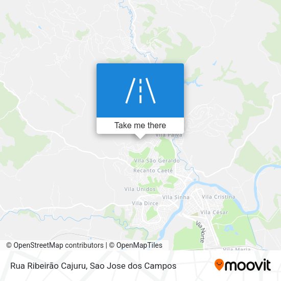 Rua Ribeirão Cajuru map