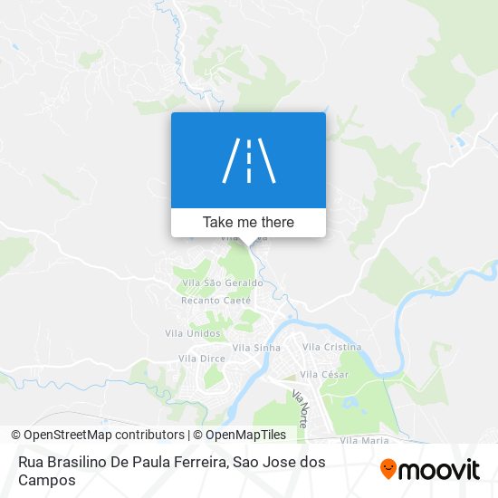 Rua Brasilino De Paula Ferreira map