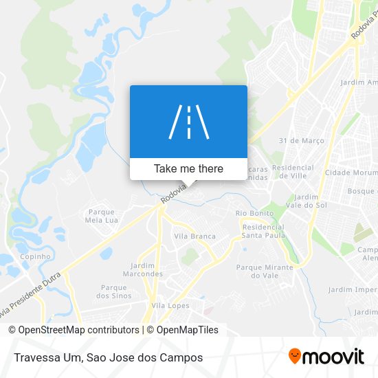 Travessa Um map