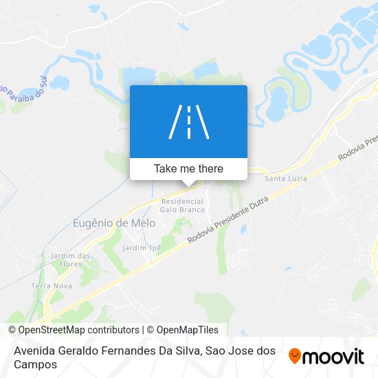 Avenida Geraldo Fernandes Da Silva map