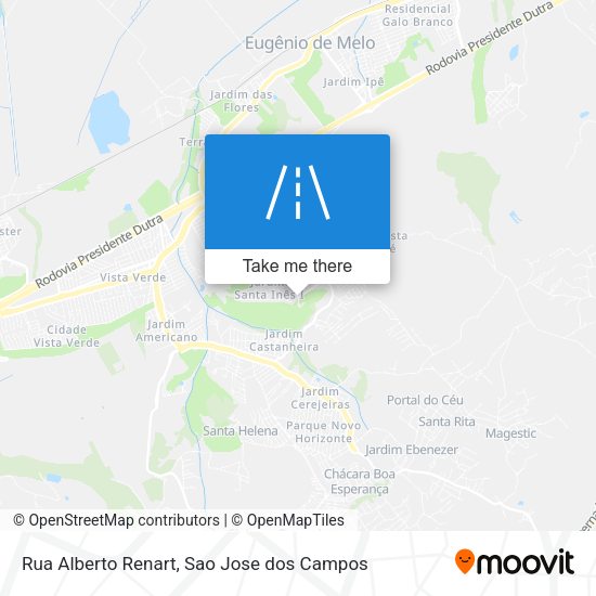 Rua Alberto Renart map