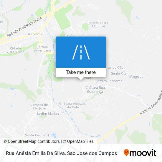 Rua Anésia Emilia Da Silva map