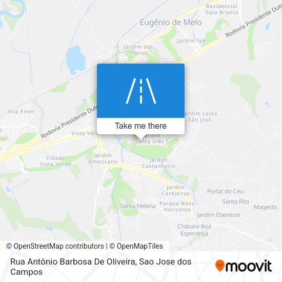 Rua Antônio Barbosa De Oliveira map