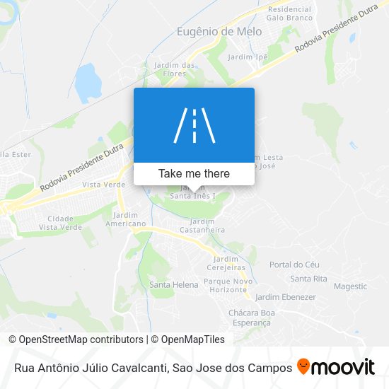 Rua Antônio Júlio Cavalcanti map