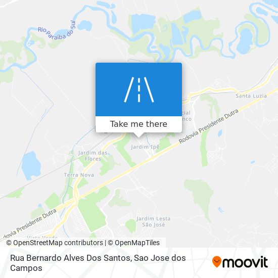 Rua Bernardo Alves Dos Santos map