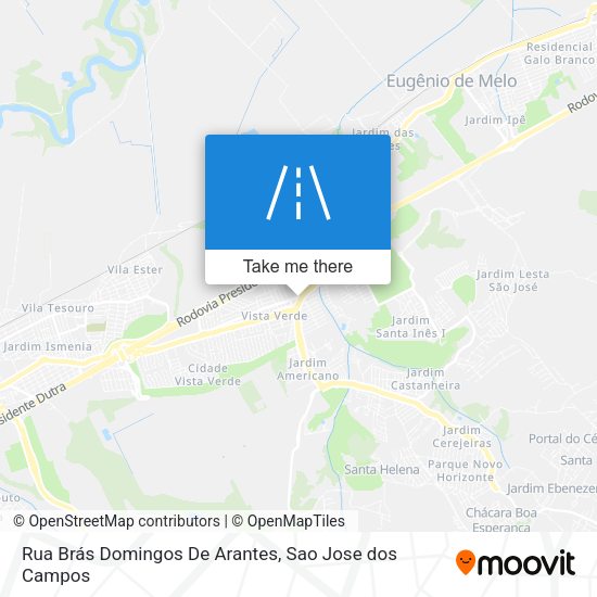 Rua Brás Domingos De Arantes map