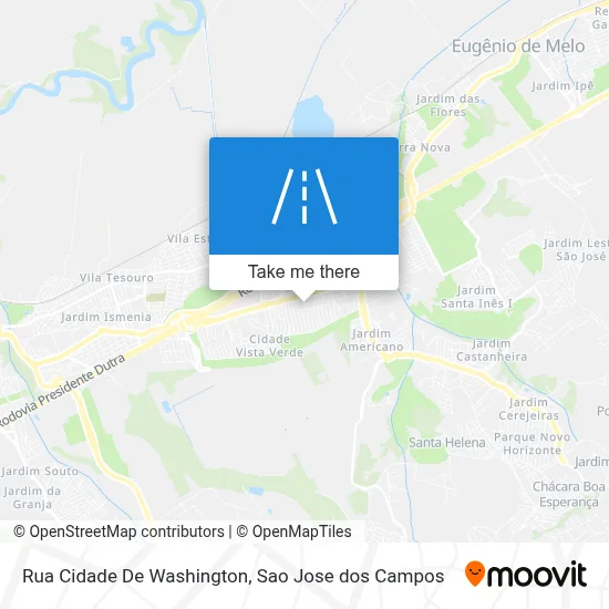 Rua Cidade De Washington map