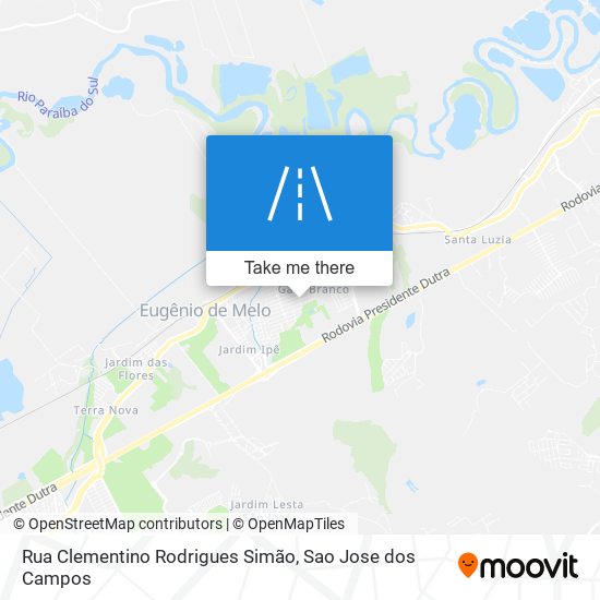 Rua Clementino Rodrigues Simão map