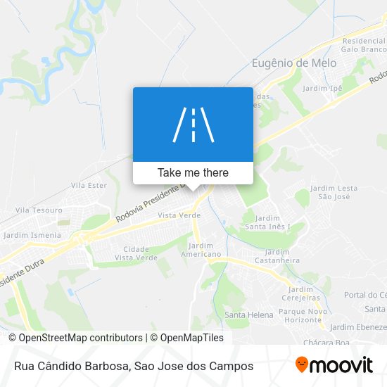 Rua Cândido Barbosa map