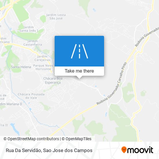 Rua Da Servidão map