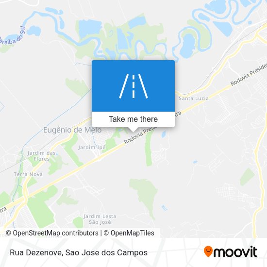 Rua Dezenove map