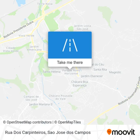 Rua Dos Carpinteiros map