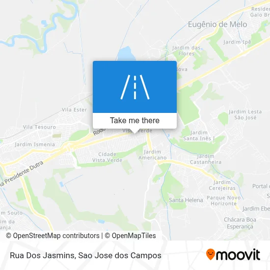 Rua Dos Jasmins map
