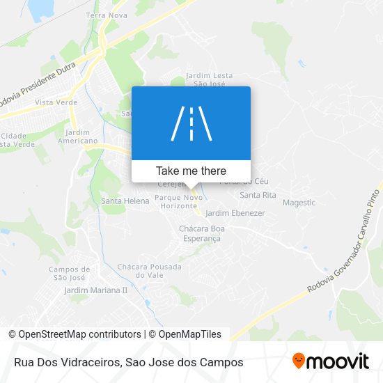 Rua Dos Vidraceiros map