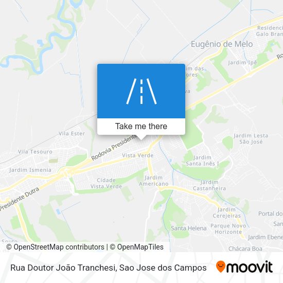 Rua Doutor João Tranchesi map