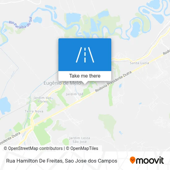 Rua Hamilton De Freitas map