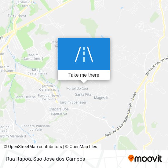 Rua Itapoã map