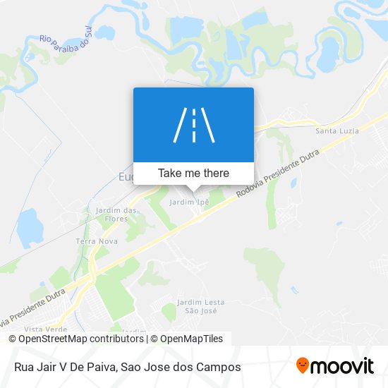 Rua Jair V De Paiva map