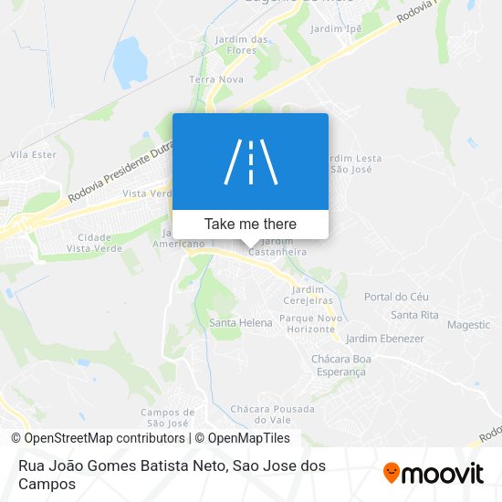Rua João Gomes Batista Neto map