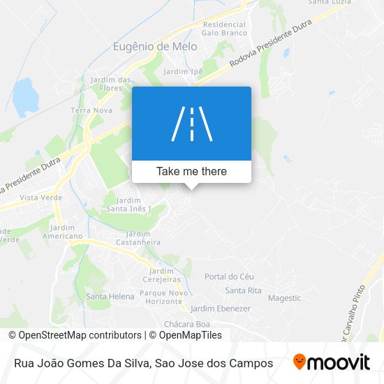 Rua João Gomes Da Silva map