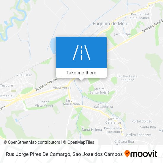Rua Jorge Pires De Camargo map