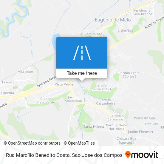 Rua Marcílio Benedito Costa map