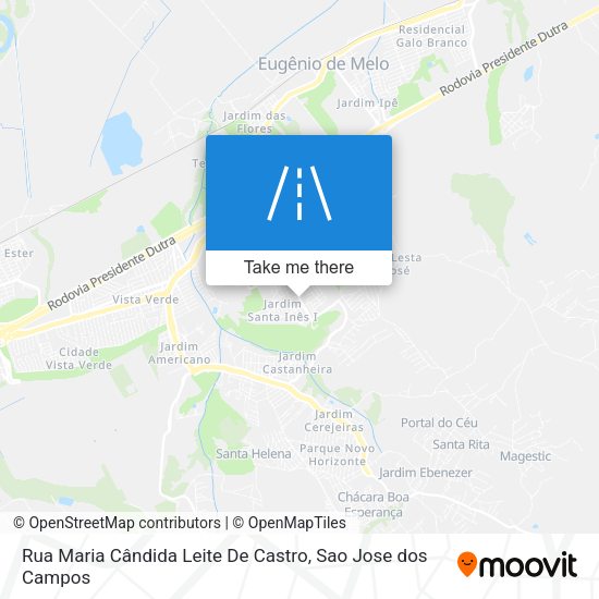 Rua Maria Cândida Leite De Castro map