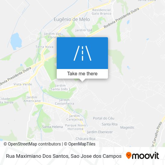Rua Maximiano Dos Santos map
