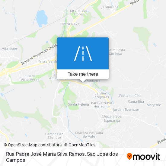 Mapa Rua Padre José Maria Silva Ramos