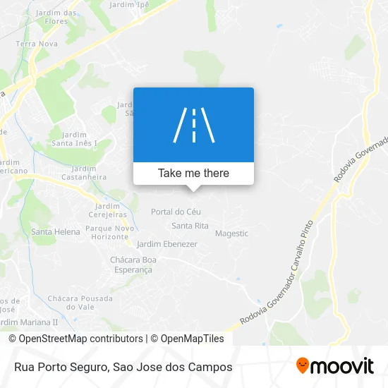 Rua Porto Seguro map