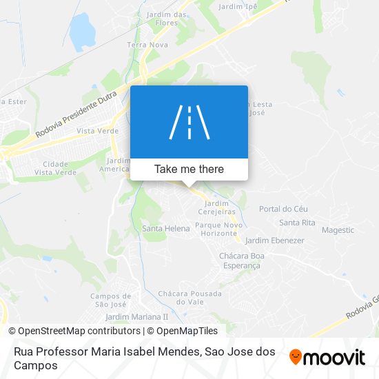 Rua Professor Maria Isabel Mendes map