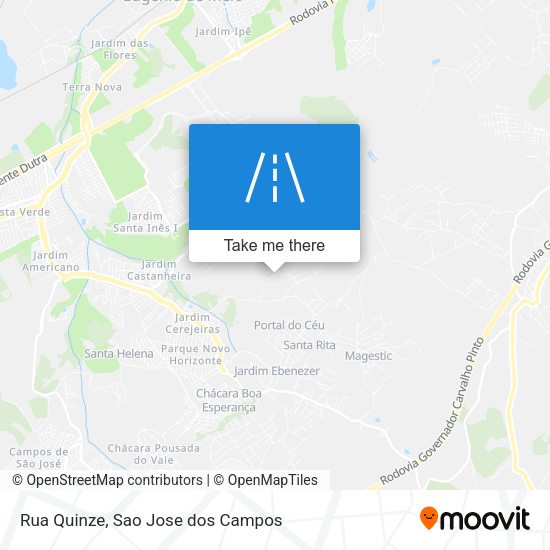 Rua Quinze map
