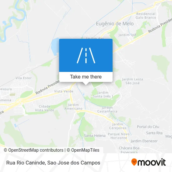 Rua Rio Caninde map