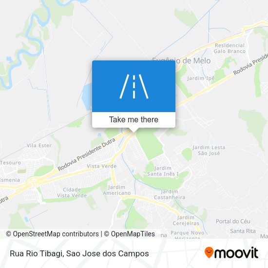 Rua Rio Tibagi map