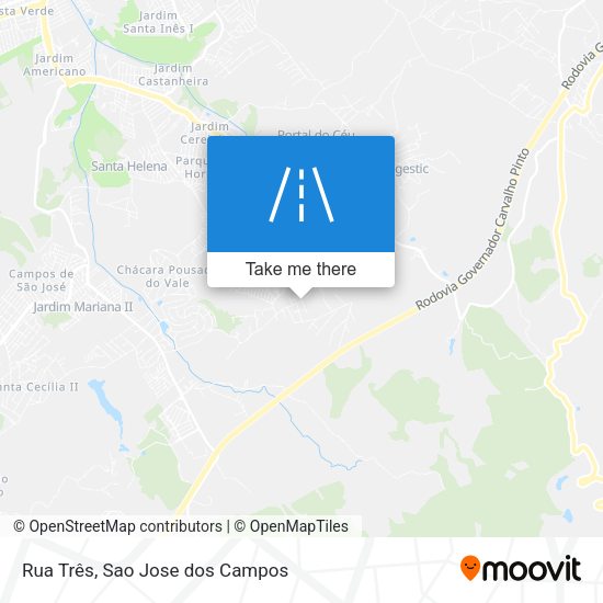 Rua Três map