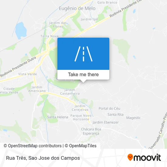 Rua Três map