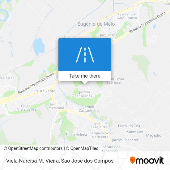 Viela Narcisa M. Vieira map