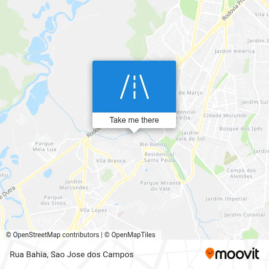 Rua Bahia map