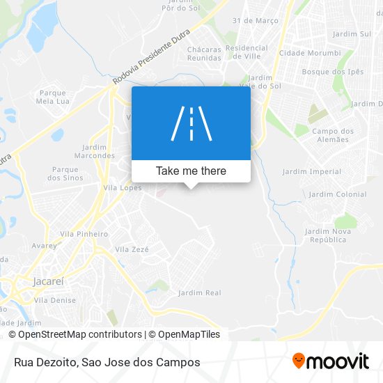 Rua Dezoito map