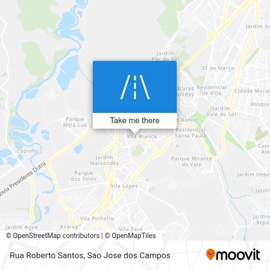 Rua Roberto Santos map
