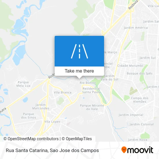 Rua Santa Catarina map